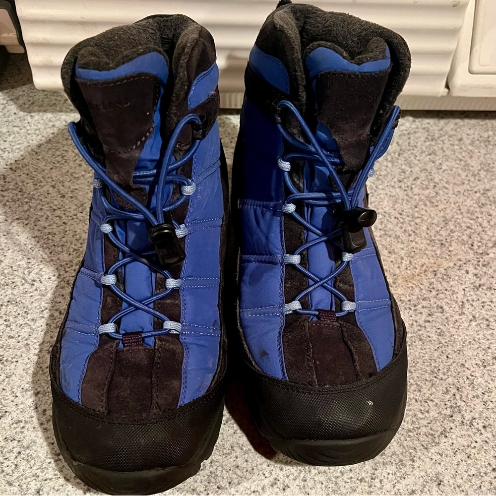 🥾 Short Blue Land’s End Snow Boots, Sz 7.5